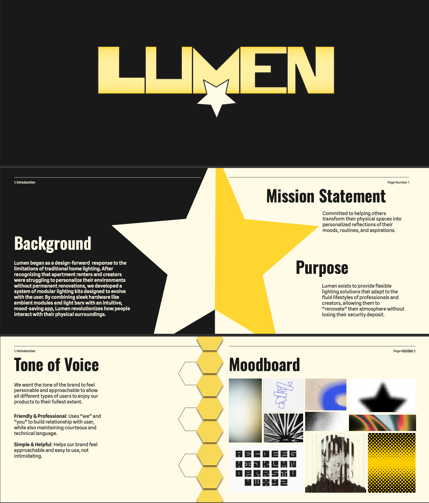 Lumen Brand Identity Pg. 1